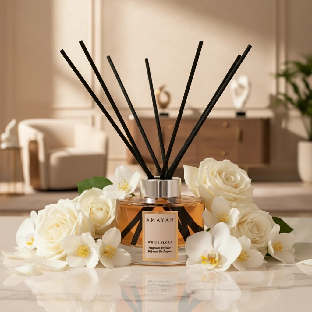 معطر جو "وايت فلورا" برائحة الزهور البيضاء